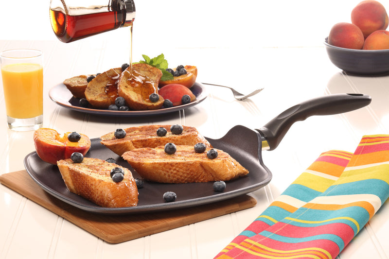 HD Nonstick Breakfast Eggs Pancake  Crepe Griddle Grill Plate 28x28cm X 2.5cm