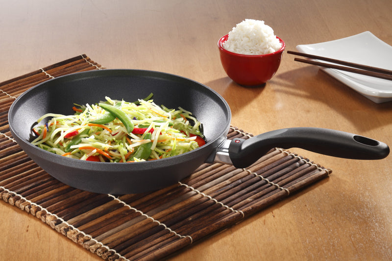 HD Nonstick  FryPan Saute Stir fry with LID 26cm x 5cm (19cm FLAT SOLID BASE)