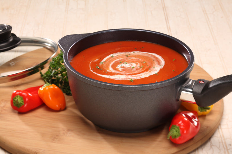 Swiss Diamond HD 1.3L 16cm Nonstick Saucepan with Glass Lid