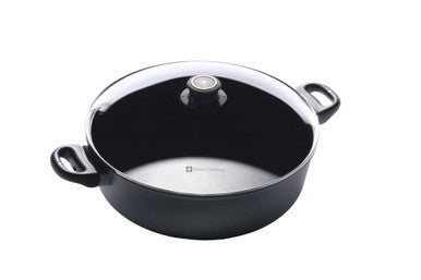 Nonstick CASSEROLE BRAISER WITH GLASS VENTED LID 32cm X 10cm 6.8L