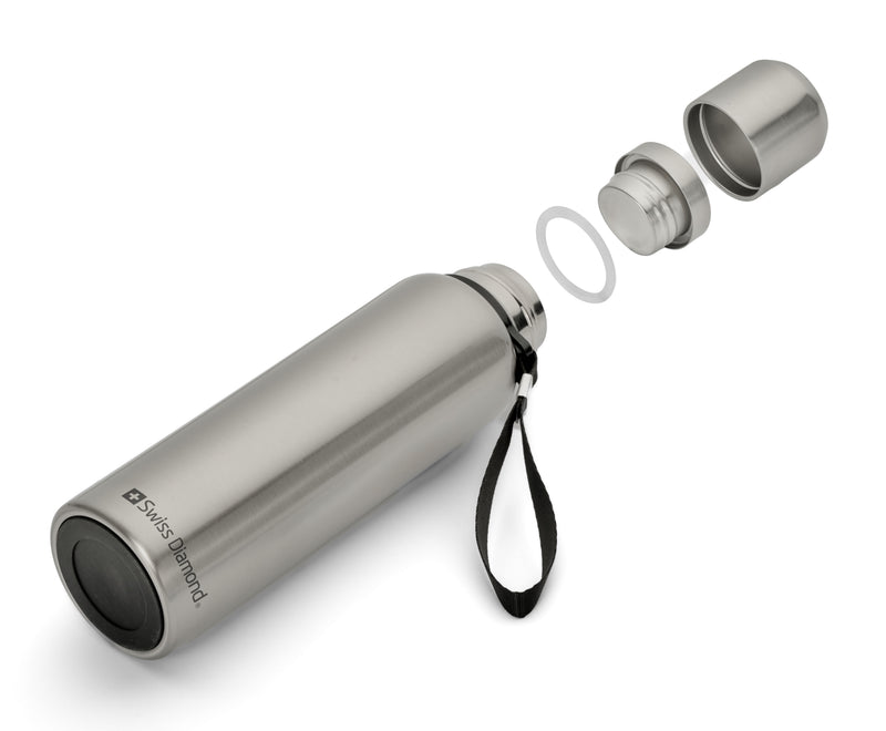 SWISS DIAMOND AXIA DOUBL WALL STAINLESS STEEL INSULATED FLASK 760ML