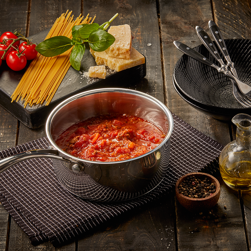 Premium Steel Induction DLX 3-Piece Cookware Set: 16,18,20cm Saucepans + Lids