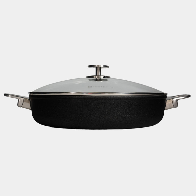 CXD Induction 32x6 cm 4.5L sautuese with glass vented lid