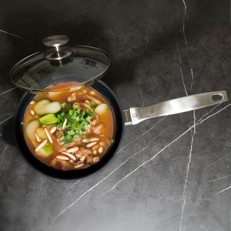 CXD Induction 20x11cm 3L saucepan with glass vented lid