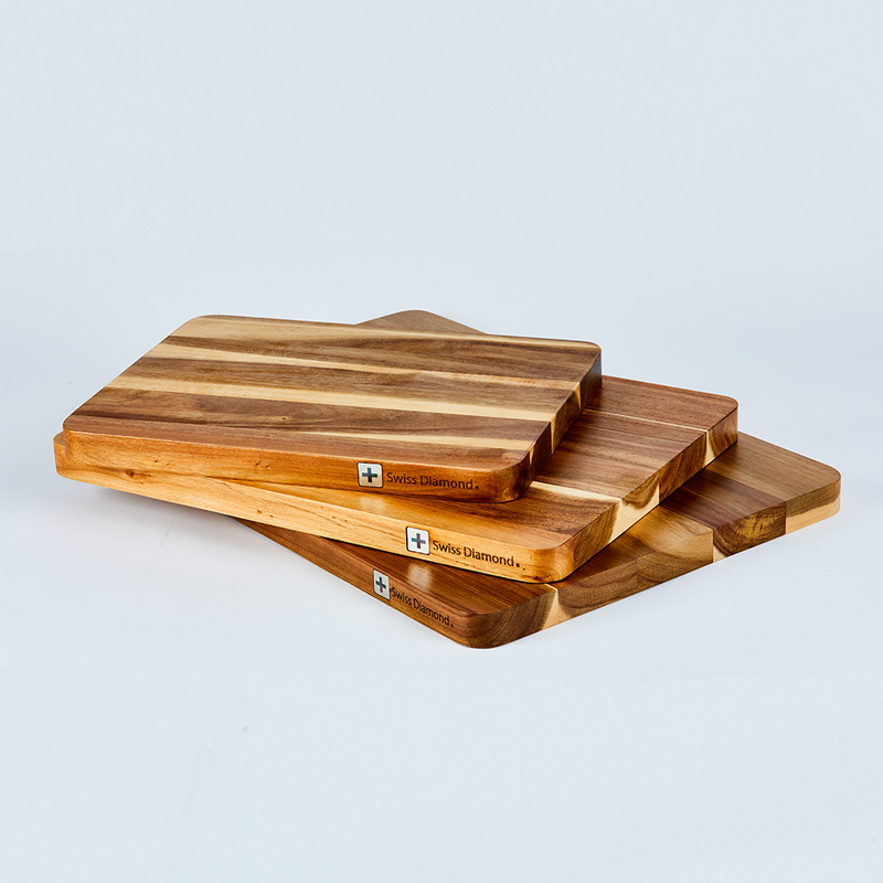 SWISS DIAMOND DLX LONG-GRAIN ACACIA CUTTING BOARD 60x40x3CM