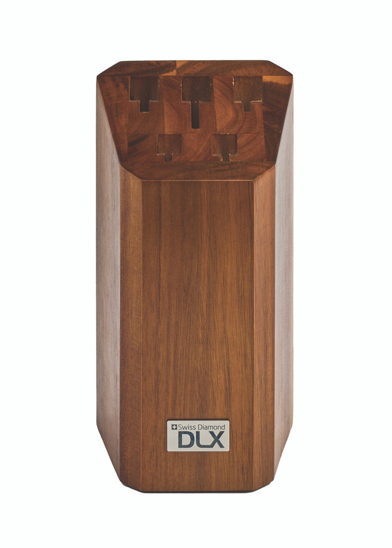 Swiss Diamond Apex knife block top down front view