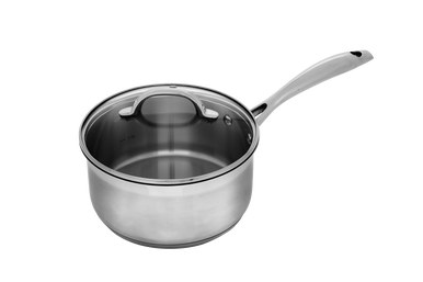 Premium Steel Induction 18cm X 8.5cm 2L Saucepan With Lid