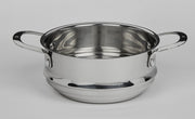 Premium steel DLX universal steamer 16/18/20 cm