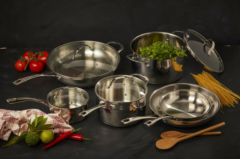 Premium Steel DLX 6 pc cookware set