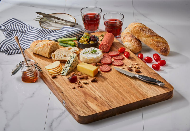SWISS DIAMOND DLX LONG-GRAIN ACACIA CUTTING BOARD 60x40x3CM