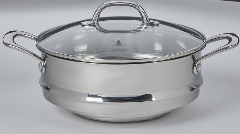 PREMIUM STEEL Universal Step Steamer - Suits 16/18/20cm + LID
