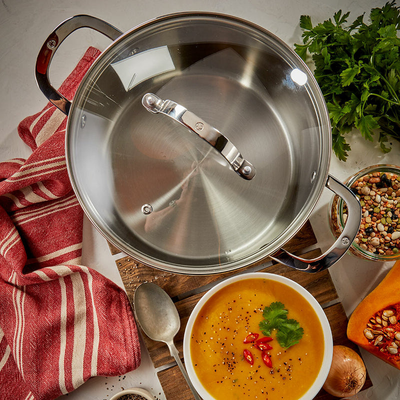 Copy of Premium Steel DLX - 6.2 Litre. (9.5") Stainless Steel Soup Pot | Swiss Diamond