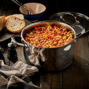 Premium Steel DLX - 7.5 litre  (9.5") Stainless Steel Stock Pot + Lid | Swiss Diamond