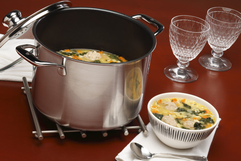 XD Nonstick Clad Induction 24cm x 17cm 7.5L STOCK POT + LID