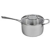 Premium Steel DLX - 3.4 Litre (8") Stainless Steel Saucepan + Lid | Swiss Diamond