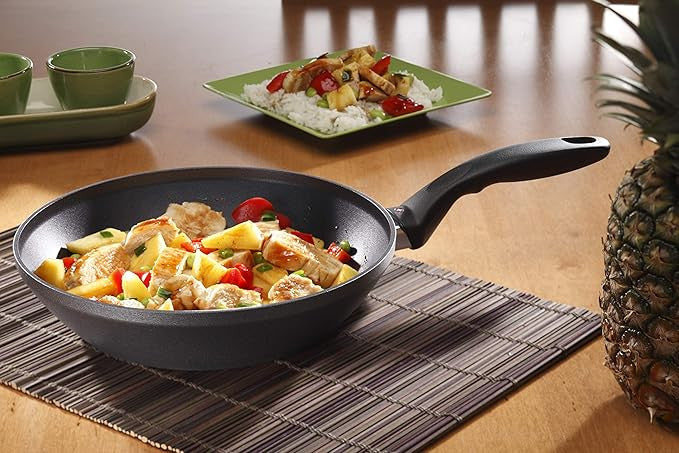 HD Nonstick  FryPan Saute Stir fry with LID 26cm x 5cm (19cm FLAT SOLID BASE)