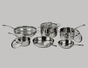 Premium Steel DLX 6 pc cookware set; PSLASET06