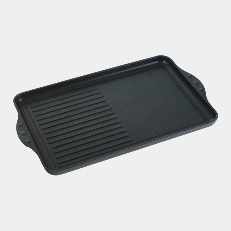 XD Nonstick Double Burner Grill  Griddle  COMBO
